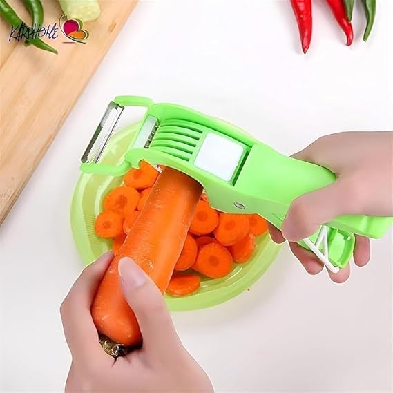 2 in 1 Vegetable & Fruit Cutter and Peeler - Image 4