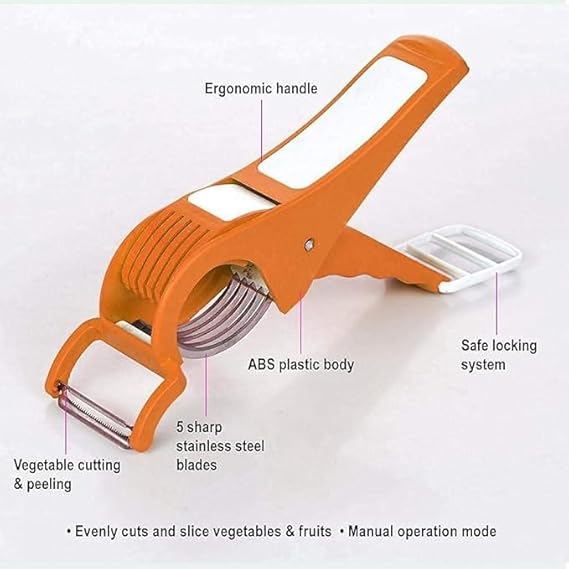2 in 1 Vegetable & Fruit Cutter and Peeler - Image 3