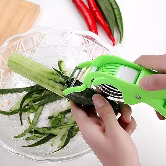 2 in 1 Vegetable & Fruit Cutter and Peeler - Image 2